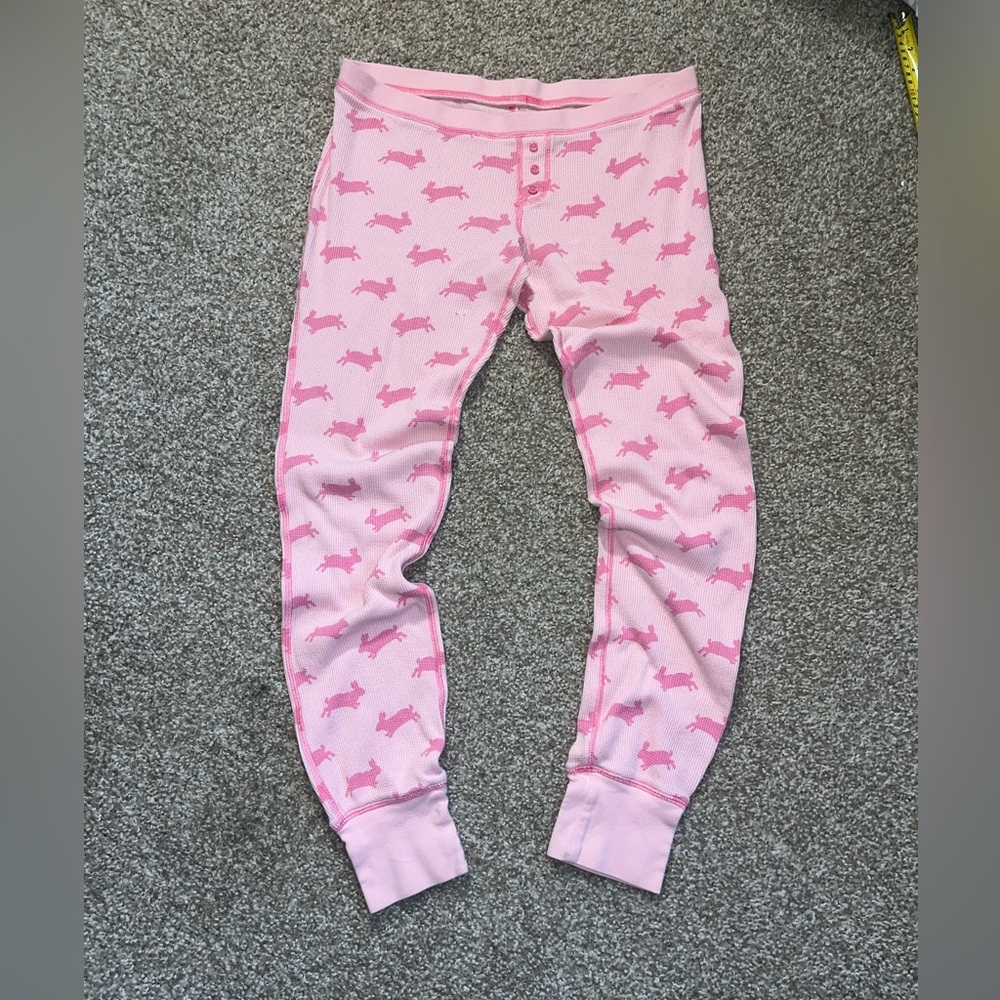 Xhilaration - Pink bunny graphic thermal sleep pants